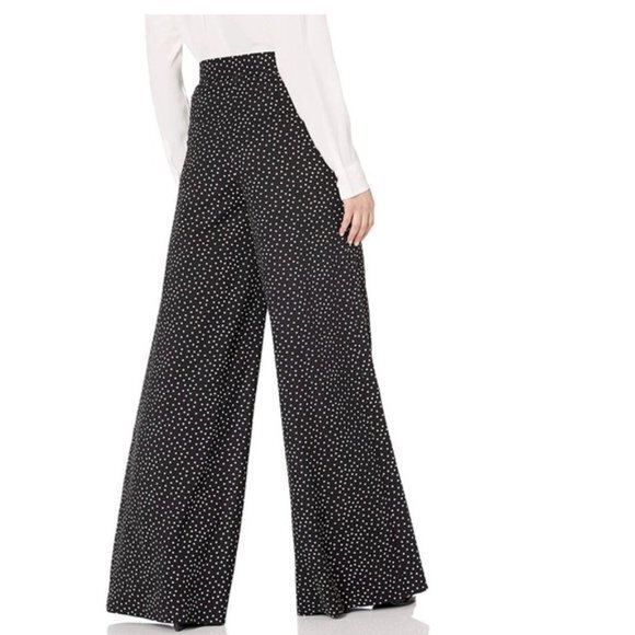 JILL Jill Stuart Wide Leg Polka Dot Pants. 2 - Picture 2 of 10